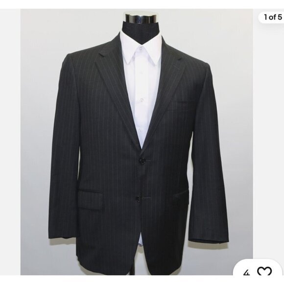 Hickey Freeman for Nordstrom Loro Piana Superwool 130 Blazer, Navy, Size 44R - Picture 3 of 13